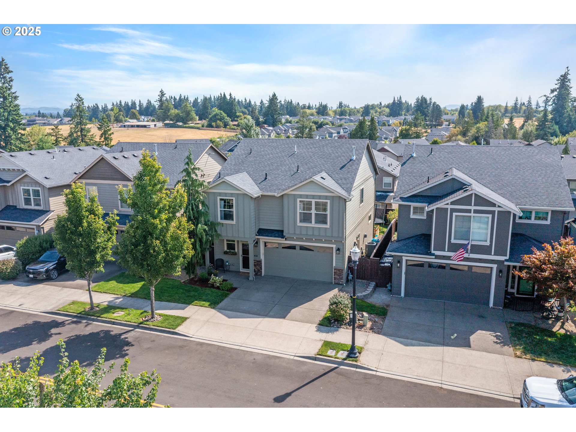 514 North 40th Avenue Ridgefield, WA 98642 - Photo 42 of 46 an aerial view of a house