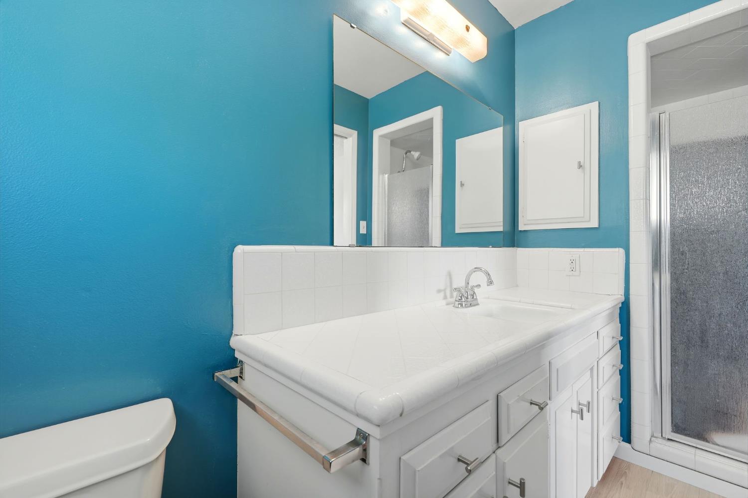 289 West Cypress Avenue Reedley, CA 93654 - Photo 33 of 45 a bathroom with a sink and a toilet