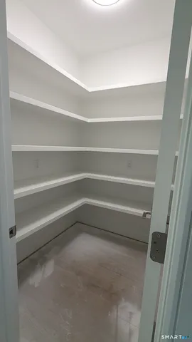 a refrigerator in a kitchen