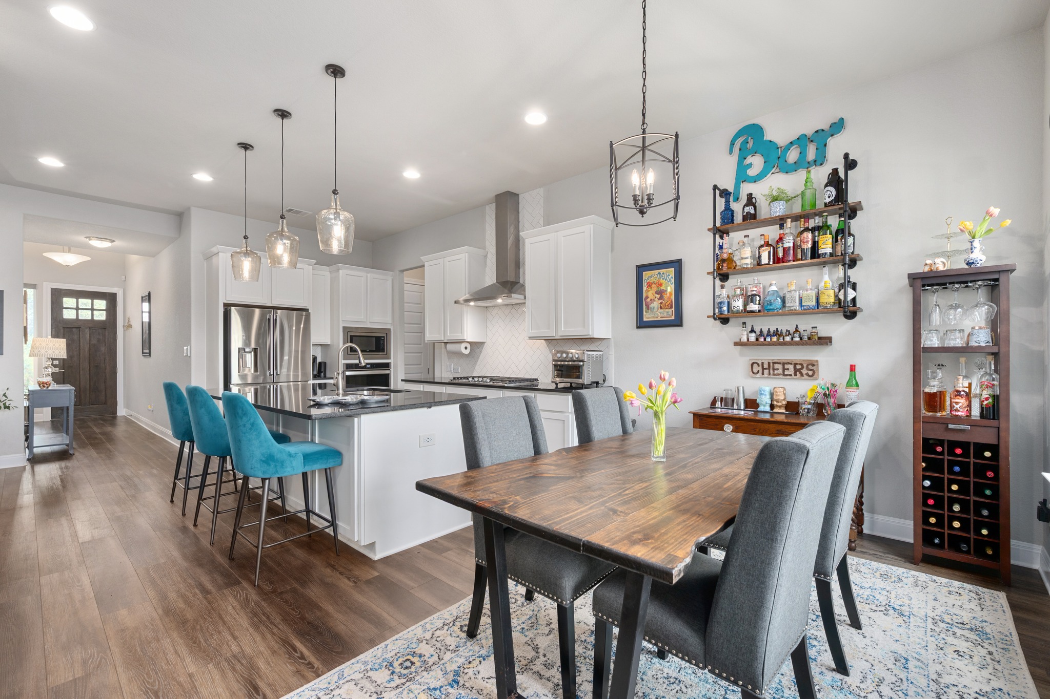 3925 Tavarez Street Round Rock, TX 78628 - Photo 10 of 27 Dining area and casual breakfast bar