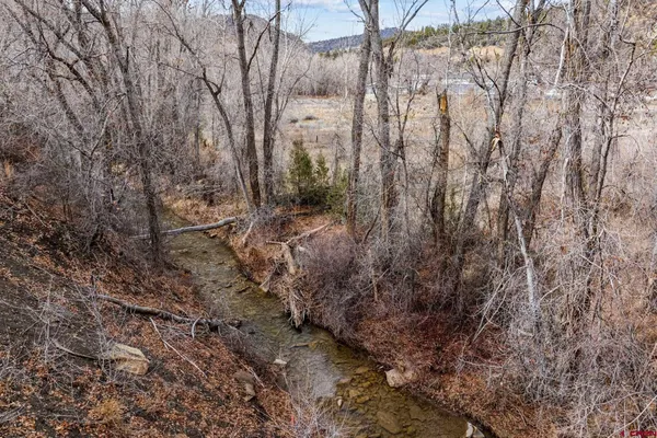 a view of road covered with snow