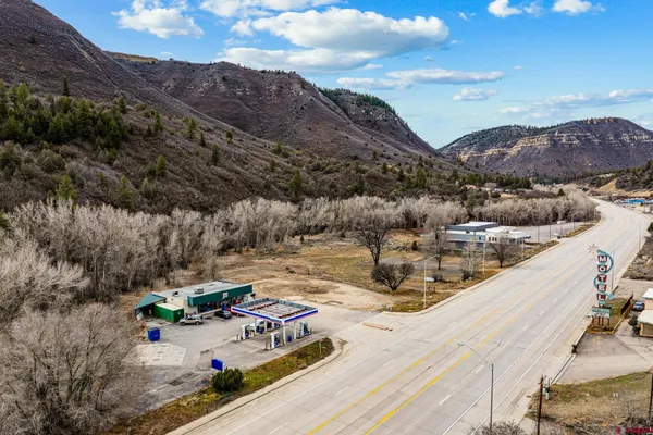 a view of a dry yard