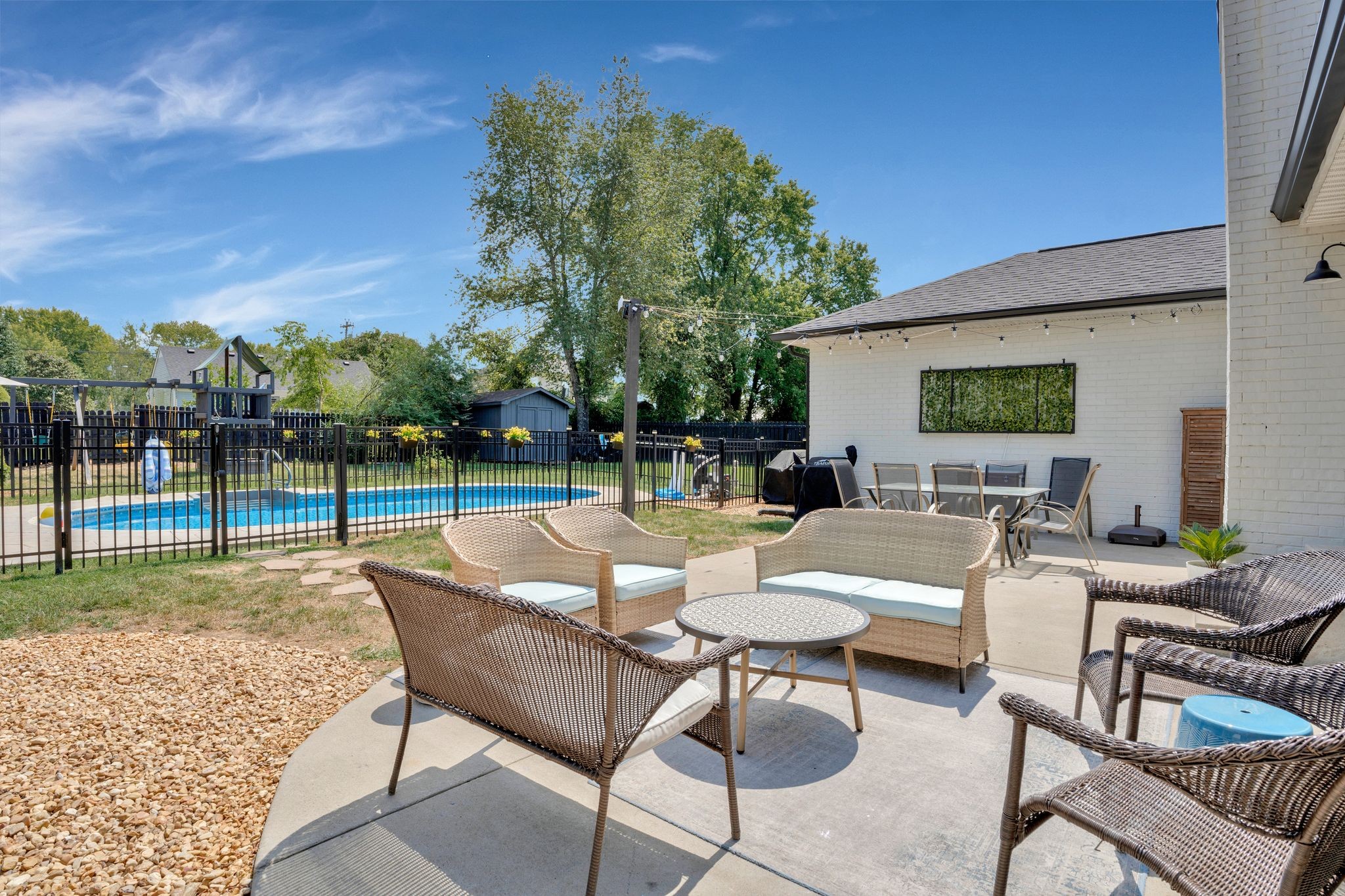 2808 Windy Way Thompson's Station, TN 37179 - Photo 27 of 39 a view of a patio with a table and chairs