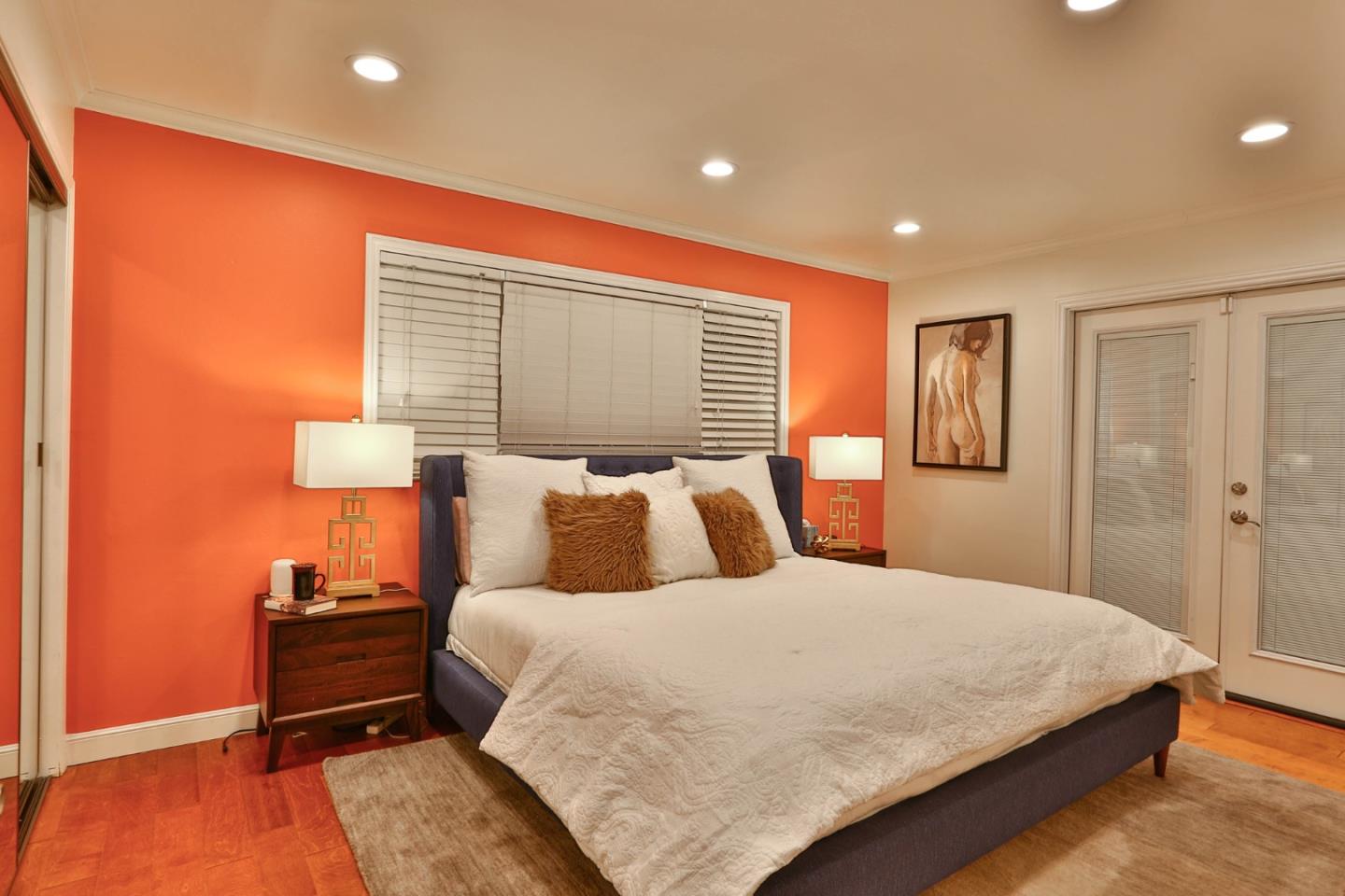 1920 Playa Street San Mateo, CA 94403 - Photo 25 of 43 a bedroom with a bed and a night stand