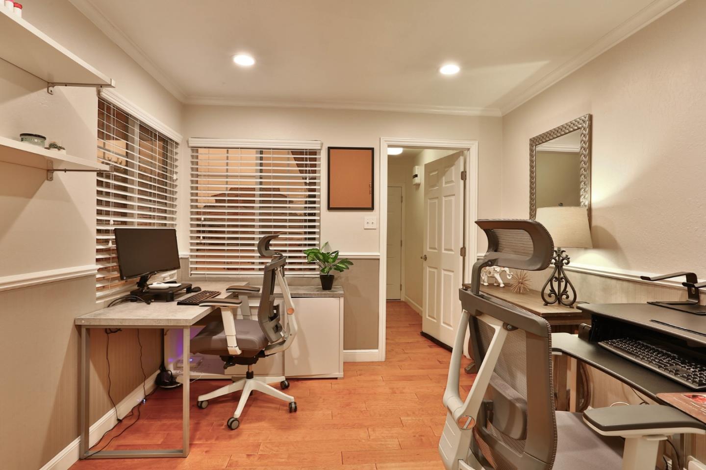 1920 Playa Street San Mateo, CA 94403 - Photo 31 of 43 a view of a workspace with furniture and a window