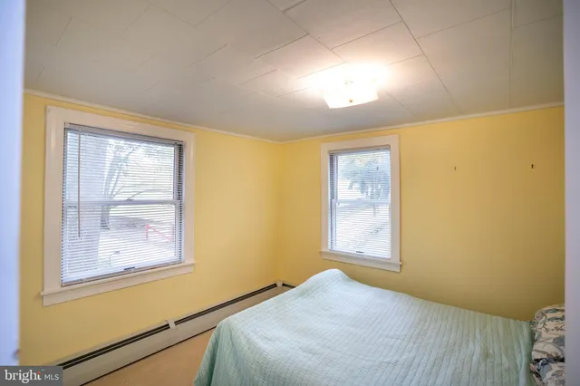 a view of backyard with green space