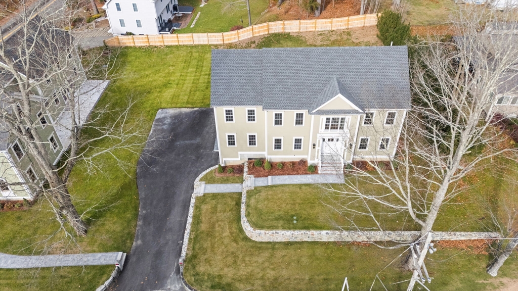 103 Central Street Andover, MA 01810 - Photo 3 of 42 aerial view of a house with swimming pool