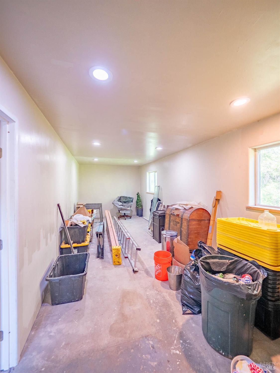 7701 Signal Ridge Road Philo, CA 95466 - Photo 25 of 32 The workshop/game room. A great space for a workshop, storage or family fun.