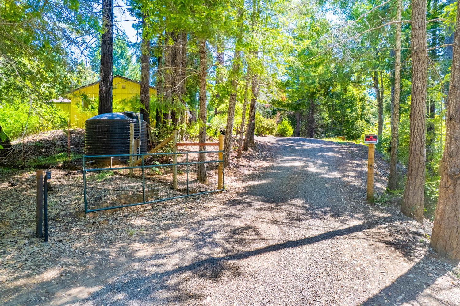 7701 Signal Ridge Road Philo, CA 95466 - Photo 26 of 32 Access through a security gate. Infrastructure is in place for an electronic gate.