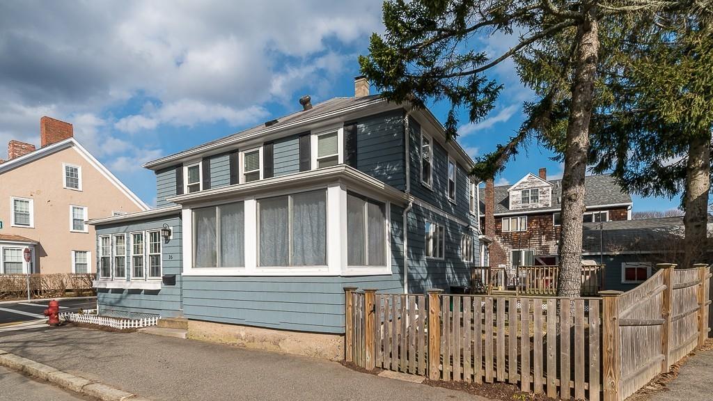 16 Bartlett Street Beverly, MA 01915 - Photo 21 of 28 a front view of a house with a tree