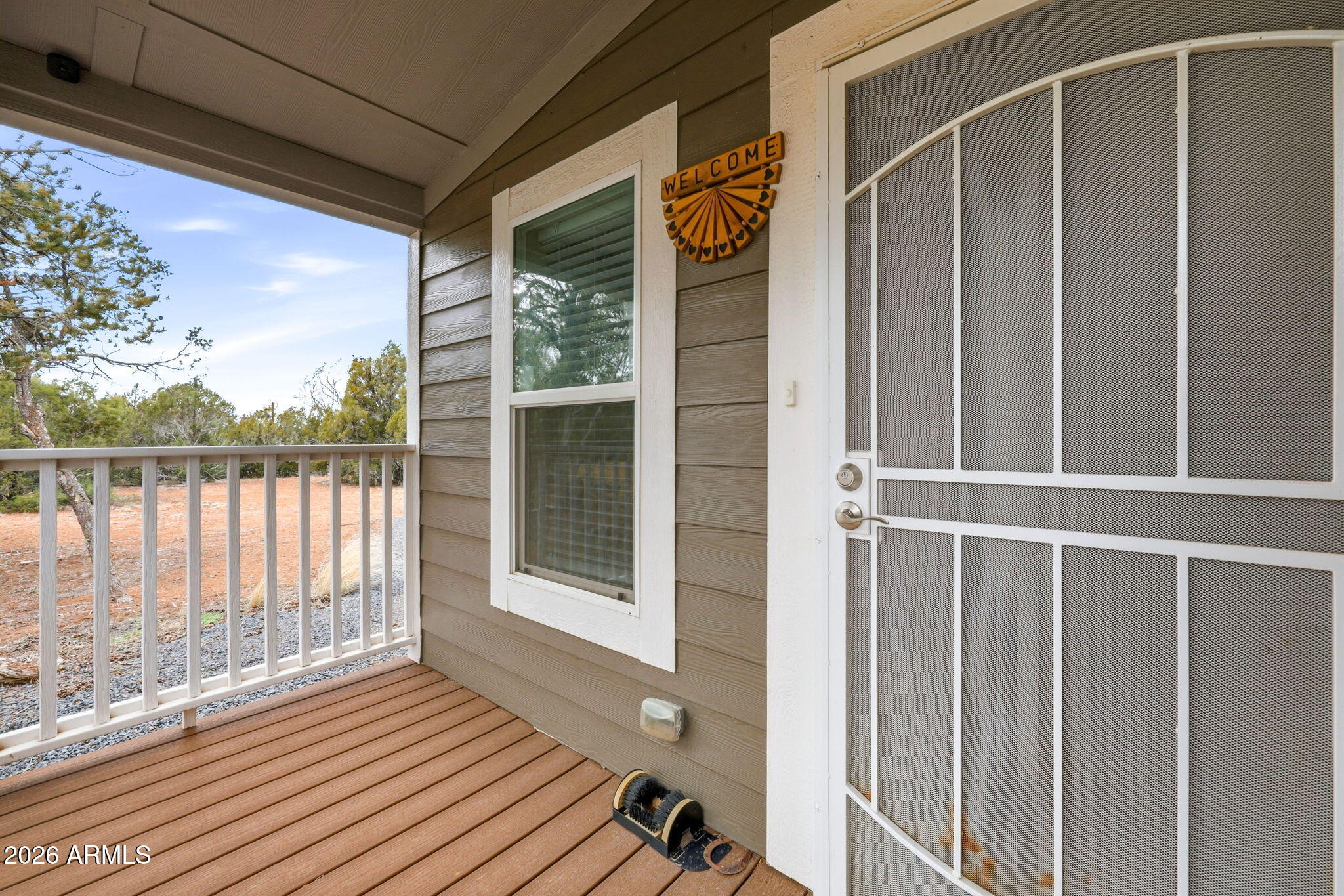 2145 Pulp Mill Road Clay Springs, AZ 85923 - Photo 6 of 33 a view of wooden balcony