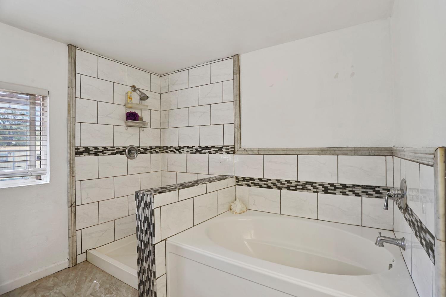901 Quail Oaks Road Valley Springs, CA 95252 - Photo 18 of 59 a bathroom with a bathtub and a shower