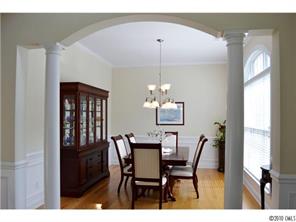 580 Quicksilver Trail Fort Mill, SC 29708 - Photo 3 of 16 a dining room with furniture a chandelier and window