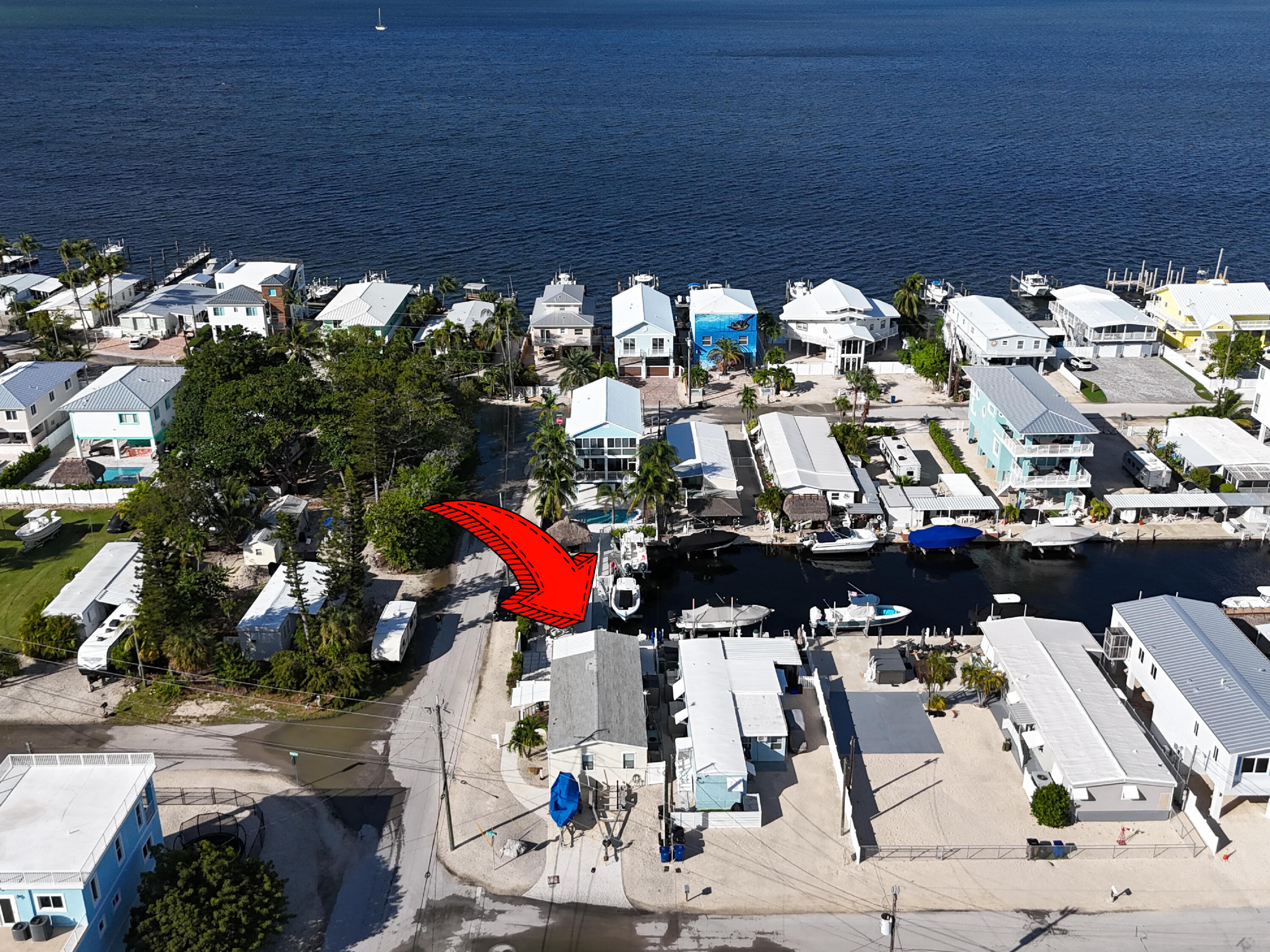 723 Boyd Drive Key Largo, FL 33037 - Photo 8 of 56 Aerial View of House
