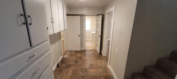 a close view of closet