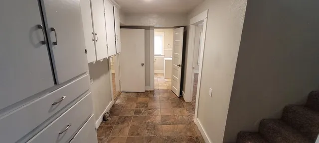 a close view of closet