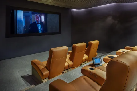 a view of a big building in front of the road