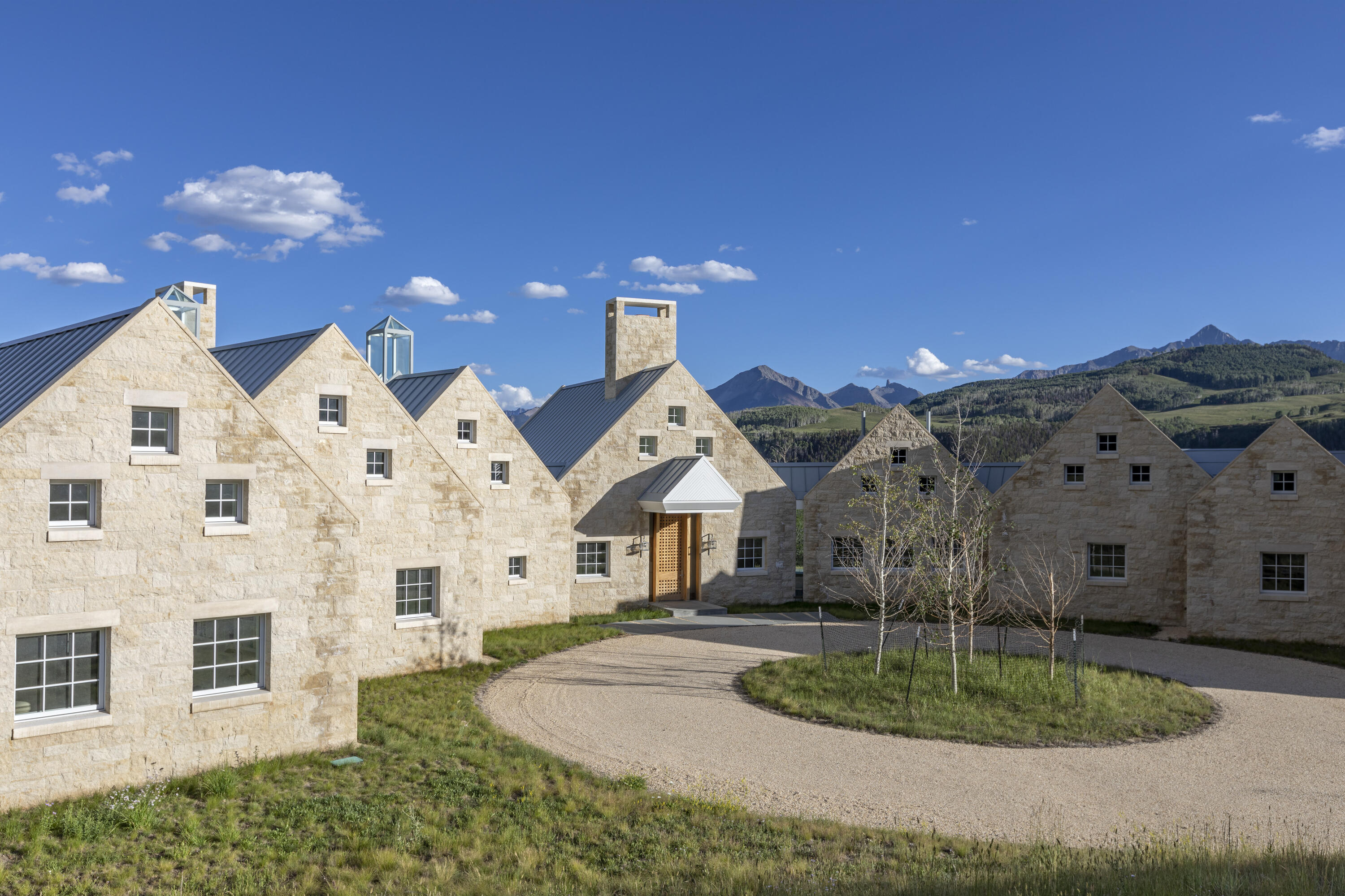 1068 Wilson Way Telluride, CO 81435 - Photo 4 of 40 a aerial view of a house with a yard