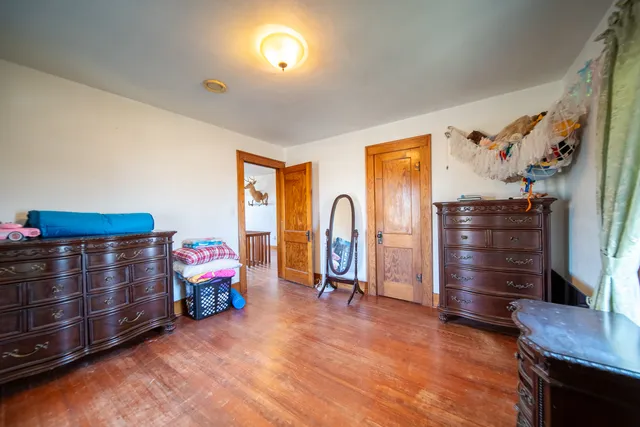 a view of a room with toys