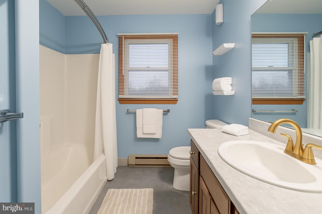 17511 Gay Street Hagerstown, MD 21740 - Photo 8 of 30 a bathroom with a sink a toilet and a window
