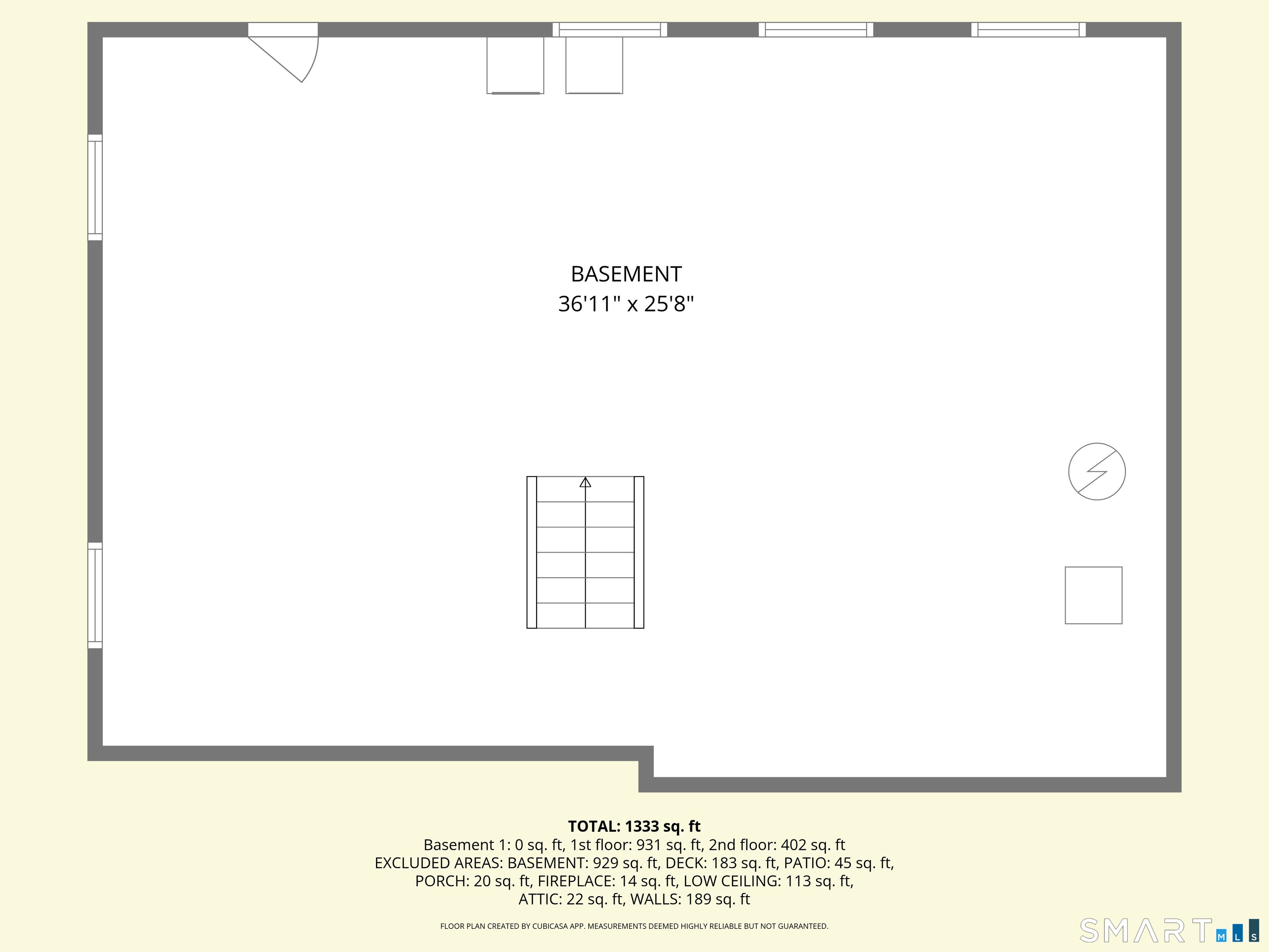 1020 Old Clinton Road Westbrook, CT 06498 - Photo 23 of 30 Unfinished basement layout