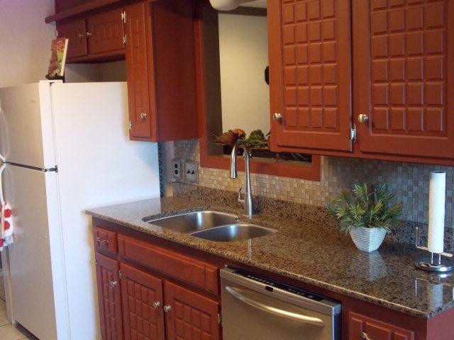 3409 84th Street Lubbock, TX 79423 - Photo 7 of 10 a kitchen with a sink and a potted plant