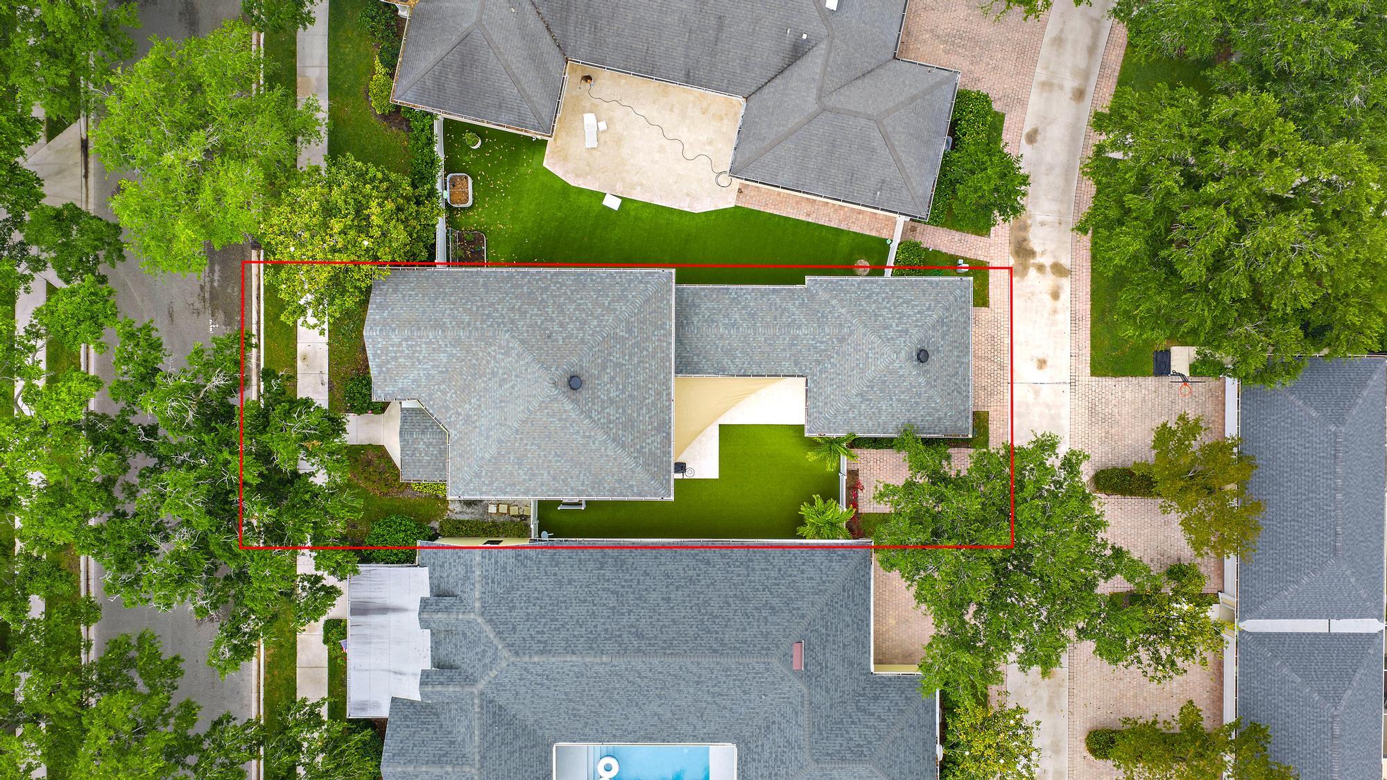 166 Honeysuckle Drive Jupiter, FL 33458 - Photo 25 of 26 an aerial view of a house