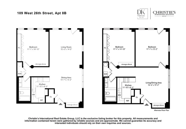 $1,250,000 | 109 West 26th Street, Unit 8B | Chelsea
