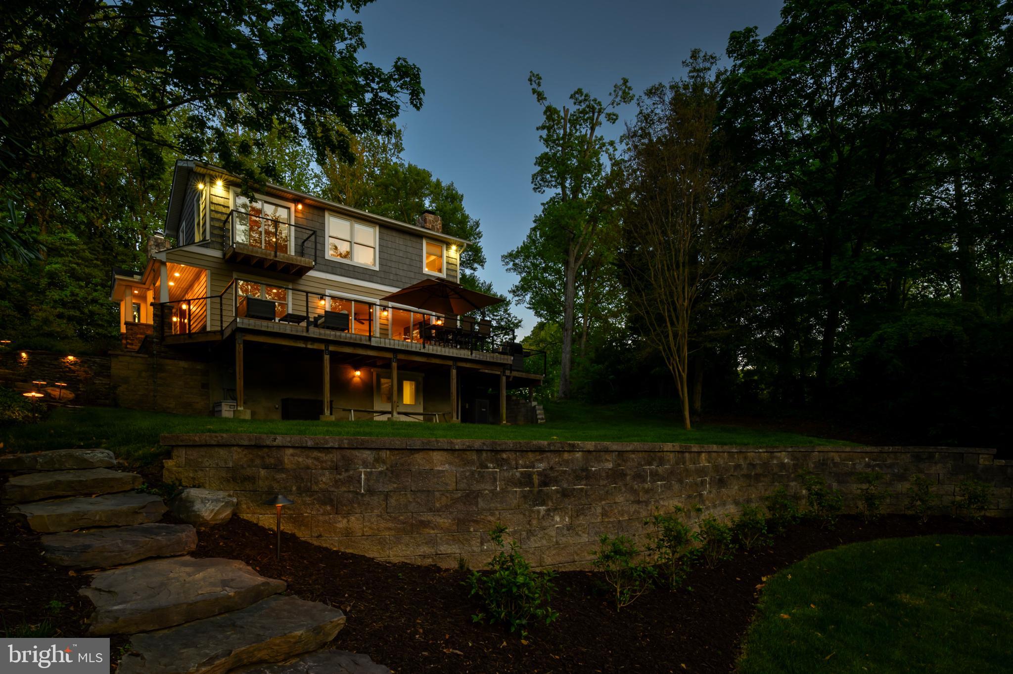 103 Spot Club Road Arnold, MD 21012 - Photo 63 of 78 Nighttime Exterior Back Water Side