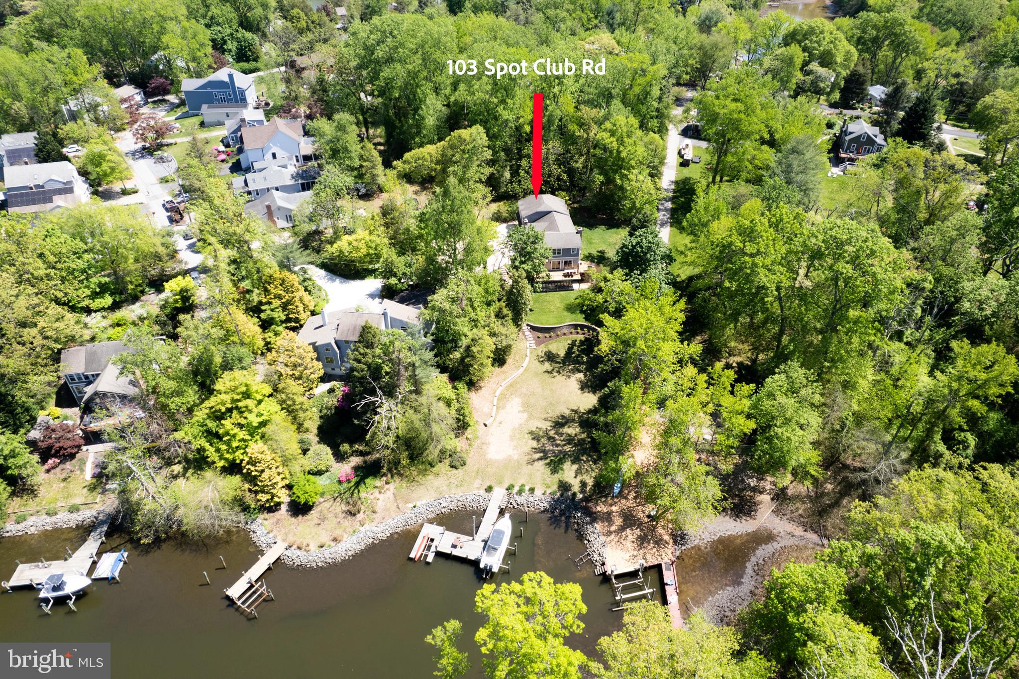 103 Spot Club Road Arnold, MD 21012 - Photo 66 of 78 Aerial 2