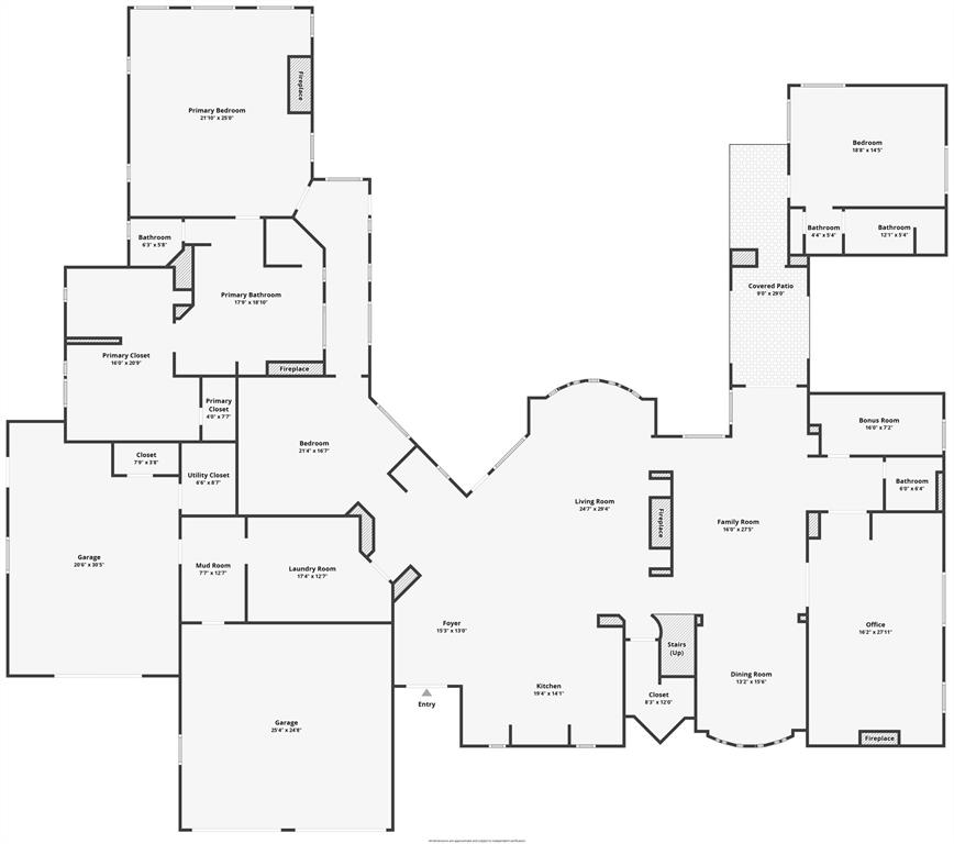 701 West Walcott Street Pilot Point, TX 76258 - Photo 40 of 40 View of floor plan / room layout