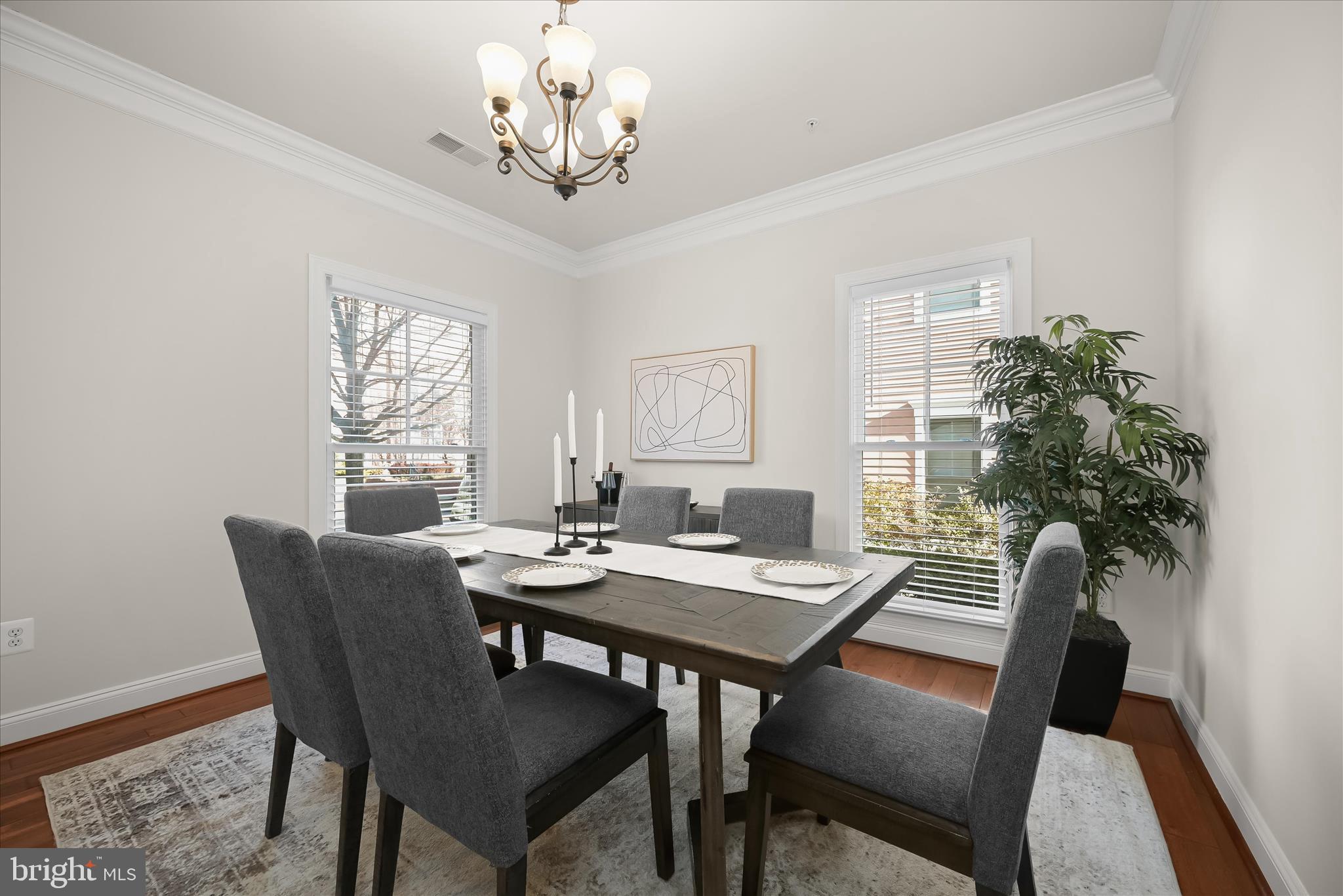 11419 Iager Boulevard Fulton, MD 20759 - Photo 5 of 58 a view of a dining room with furniture window and wooden floor