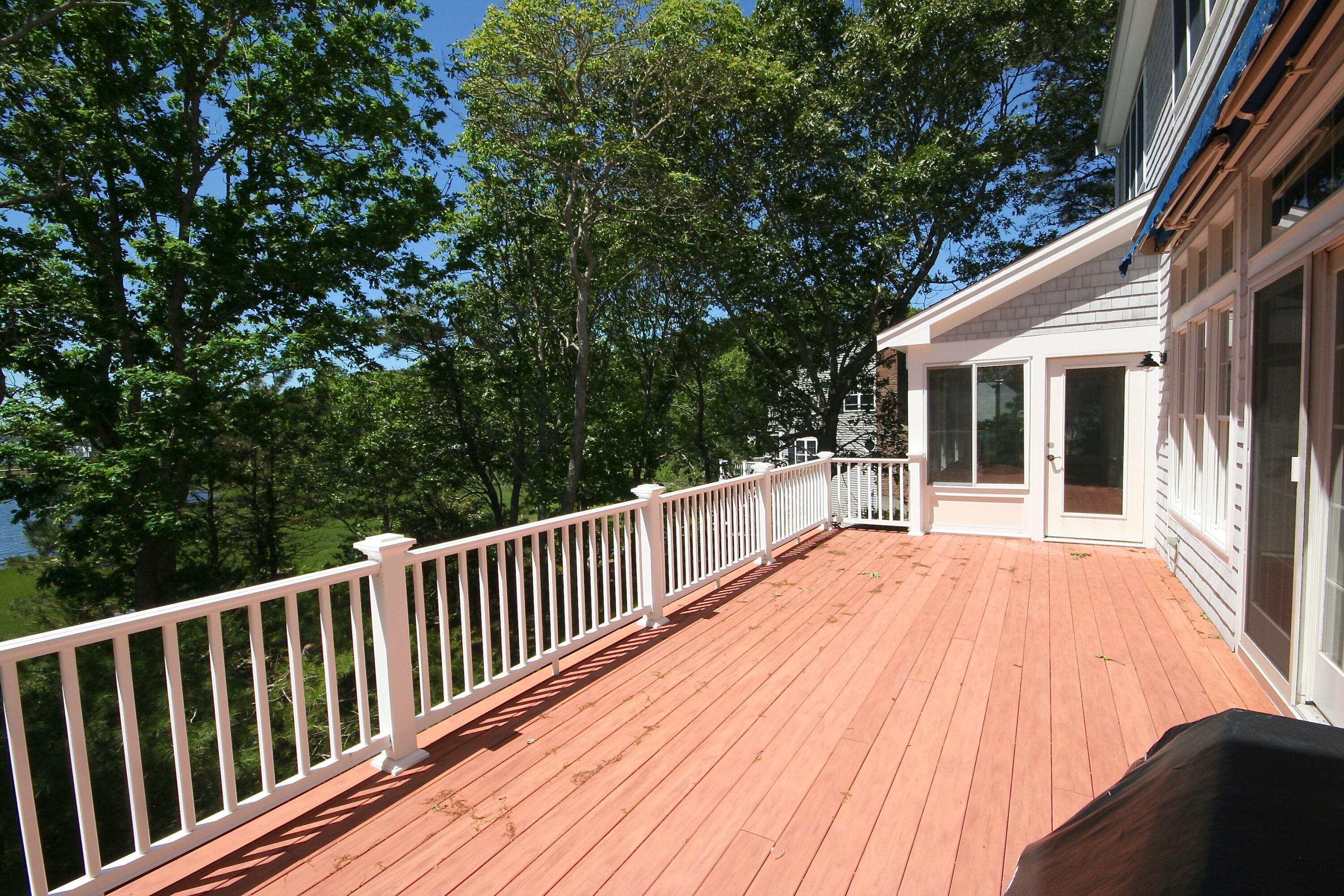 5 Point Road Mashpee, MA 02649 - Photo 18 of 29 a view of balcony with wooden floor