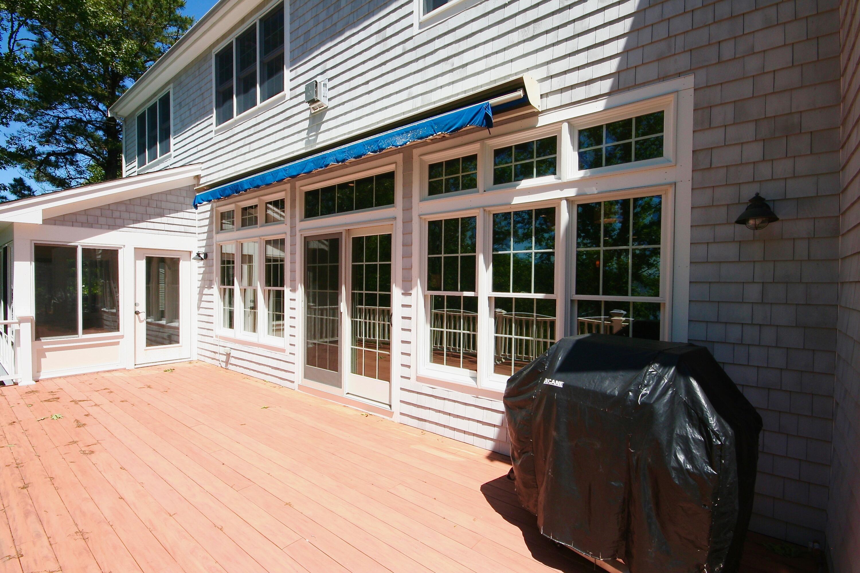 5 Point Road Mashpee, MA 02649 - Photo 21 of 29 a front view of a house with a large window