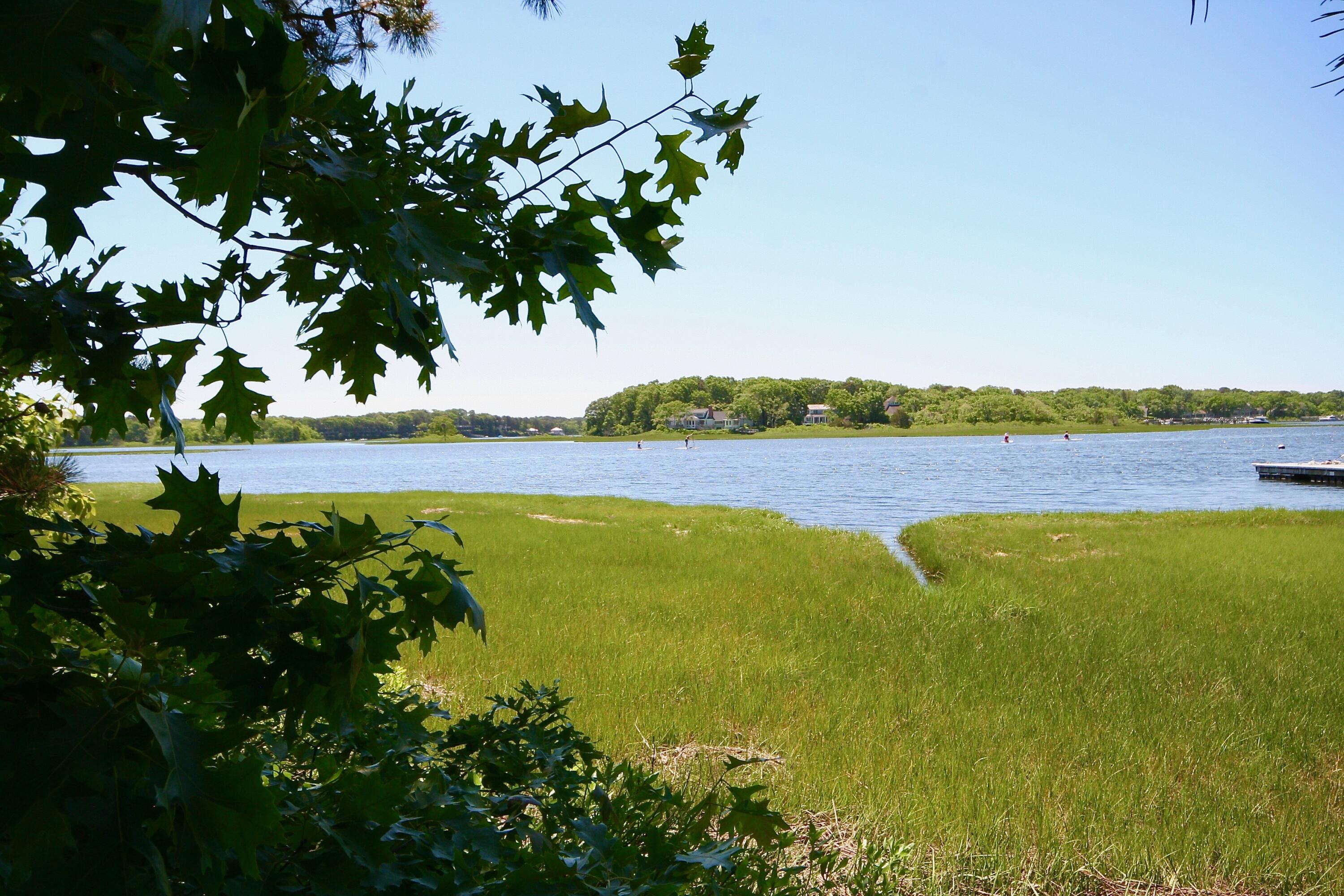5 Point Road Mashpee, MA 02649 - Photo 7 of 29 a view of a lake with houses in the background