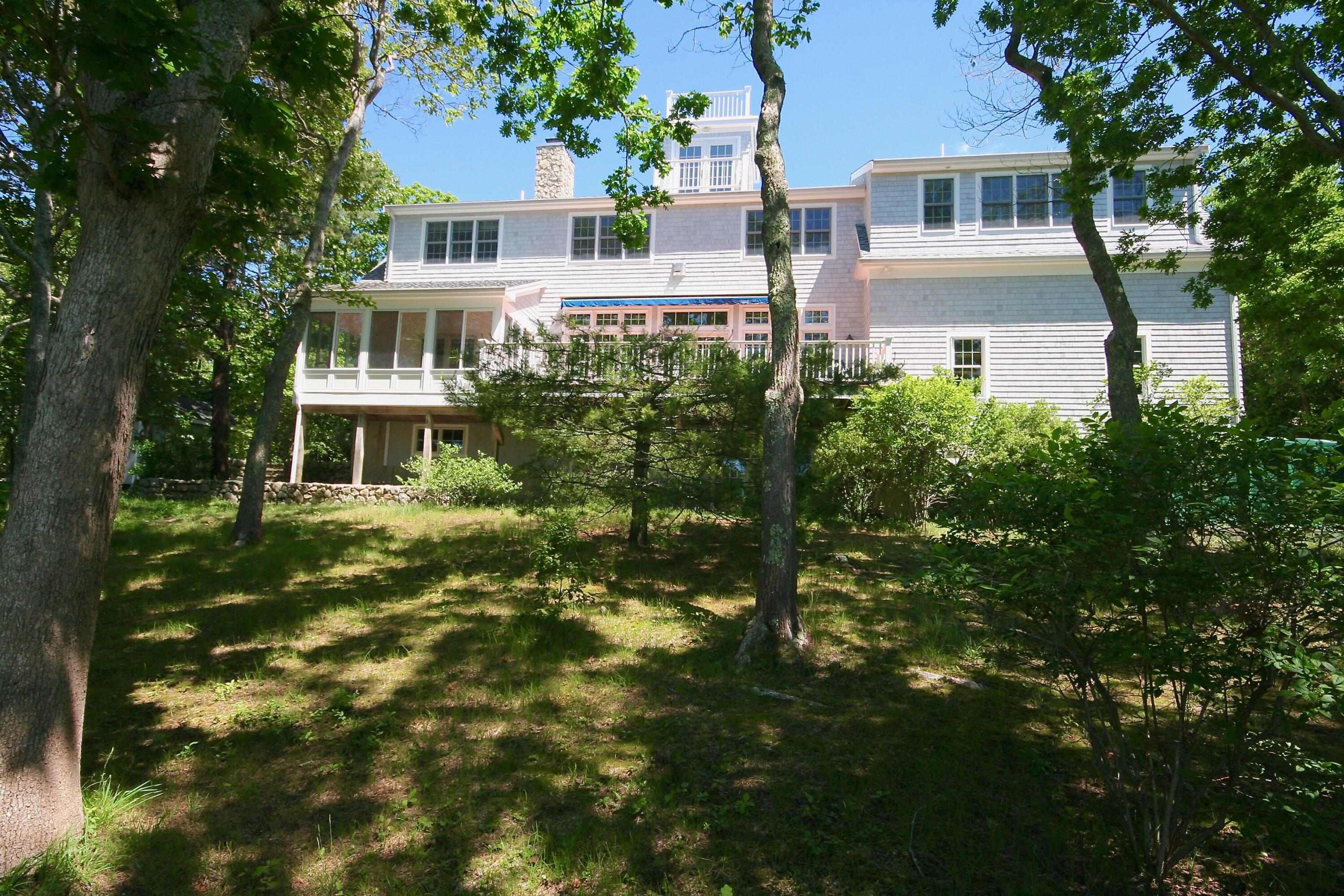 5 Point Road Mashpee, MA 02649 - Photo 8 of 29 a aerial view of a house with a yard