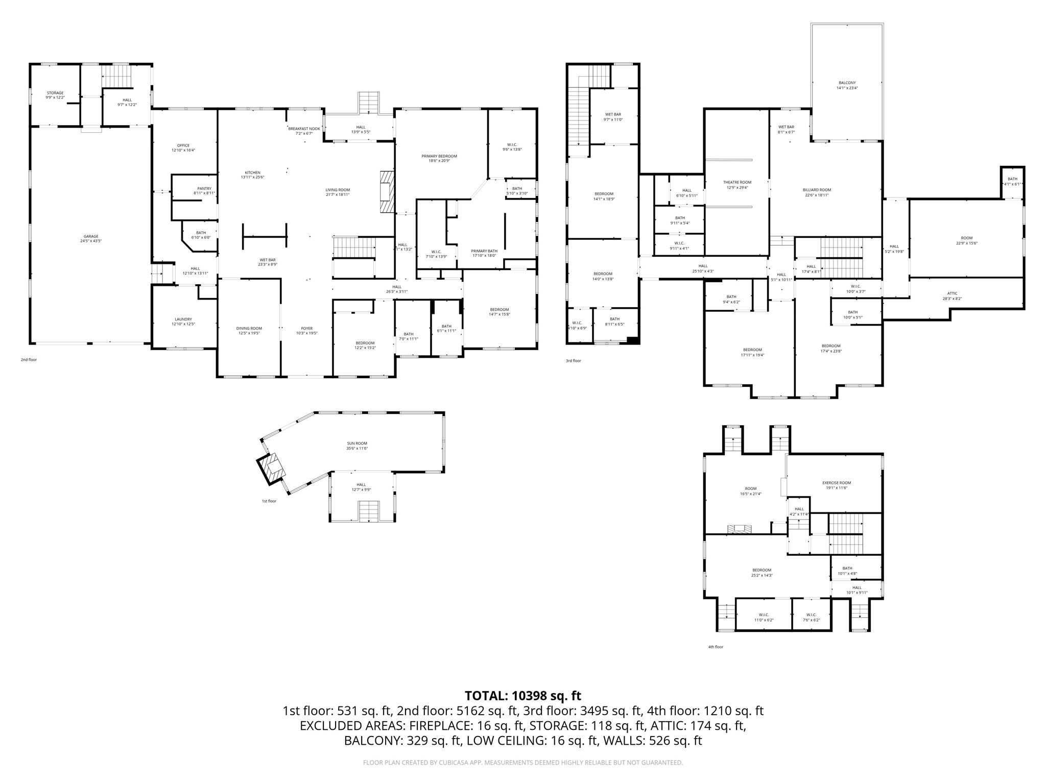 4607 Clayhead Road Richmond, TX 77406 - Photo 49 of 49 Full floor plan with all stories