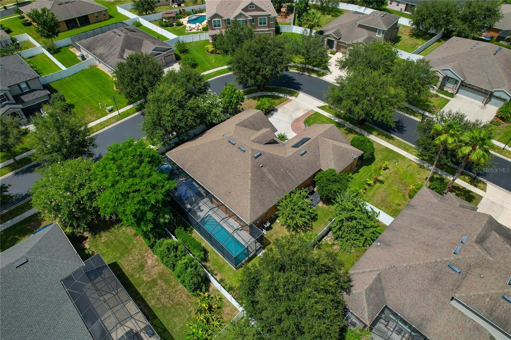 178 Magneta Loop Auburndale, FL 33823 - Photo 51 of 77 an aerial view of a house with a yard and outdoor seating