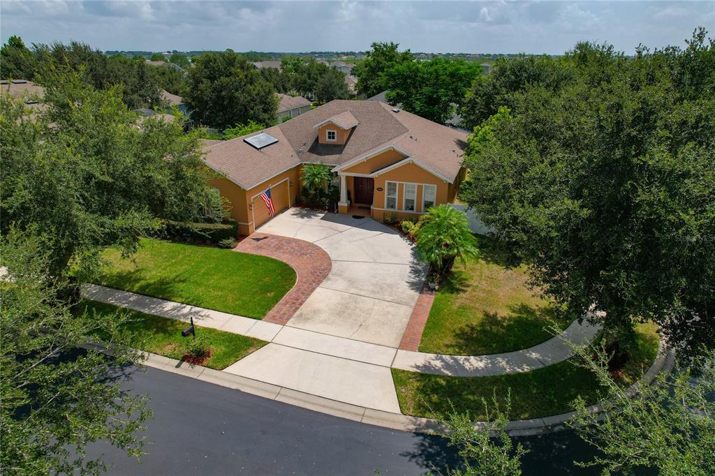 178 Magneta Loop Auburndale, FL 33823 - Photo 53 of 77 an aerial view of a house with a garden