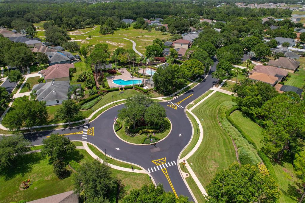 178 Magneta Loop Auburndale, FL 33823 - Photo 60 of 77 an aerial view of a swimming pool and outdoor space