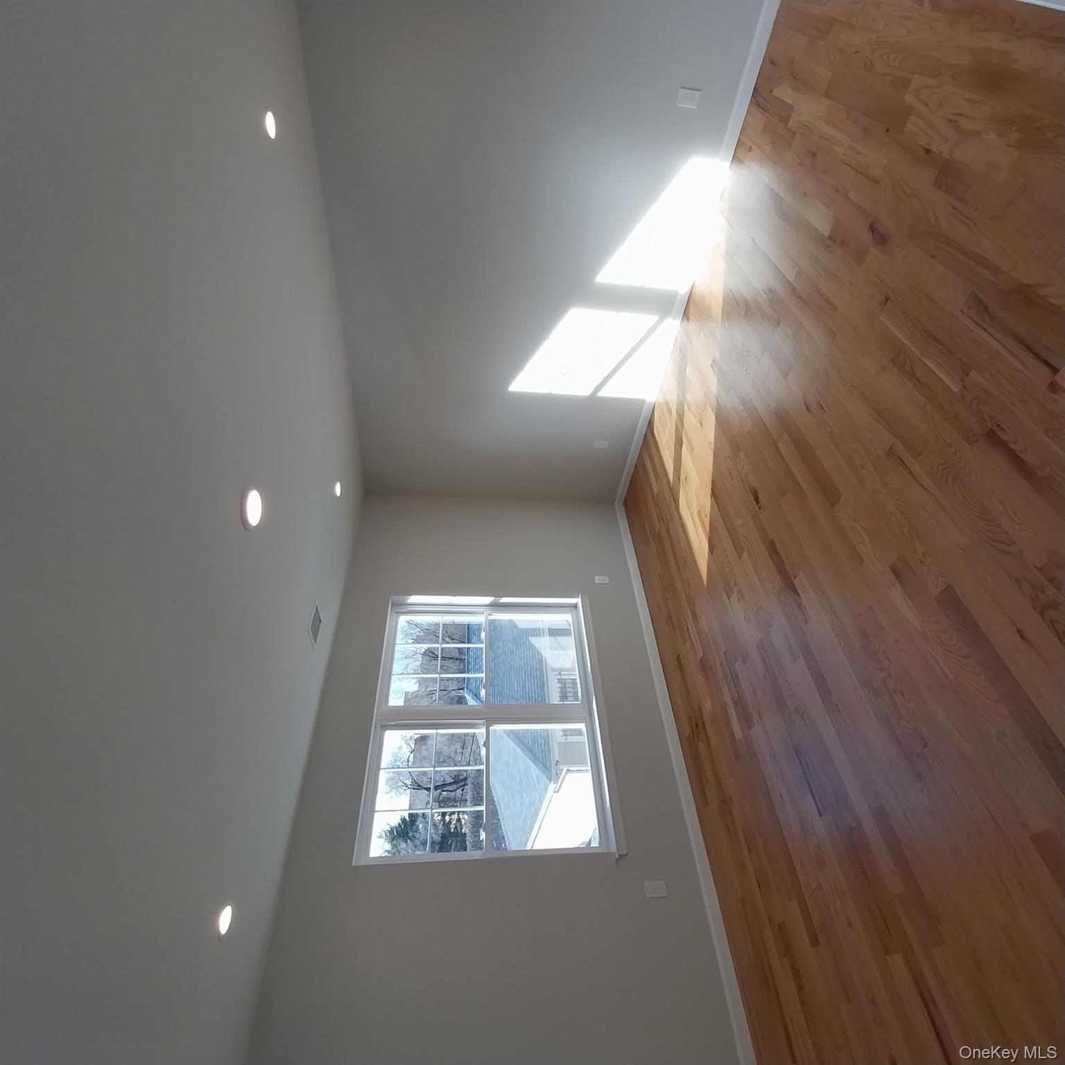 343 Jackson Street, Unit 3 Hempstead, NY 11550 - Photo 19 of 23 a view of an empty room with wooden floor and a window
