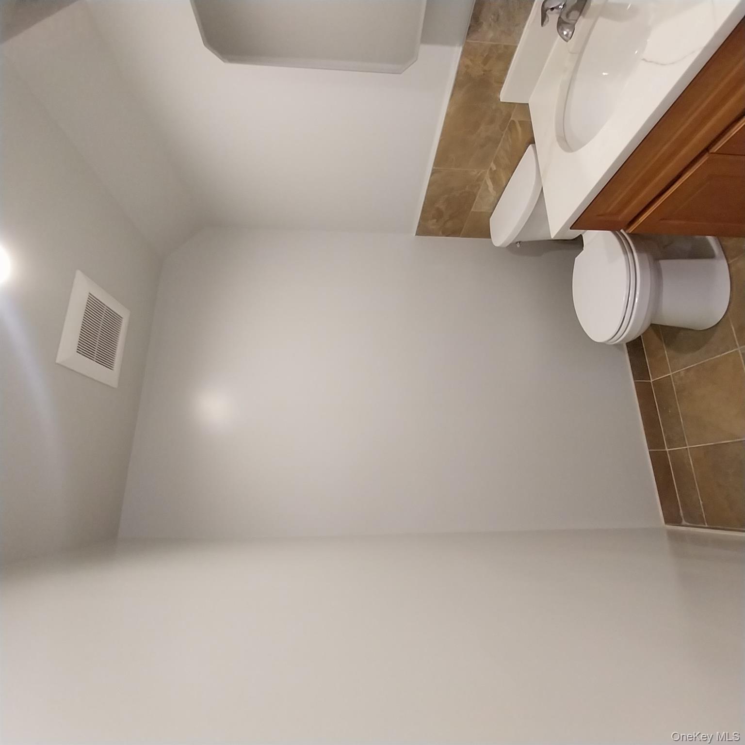 343 Jackson Street, Unit 3 Hempstead, NY 11550 - Photo 10 of 23 a white toilet sitting next to a bathroom sink