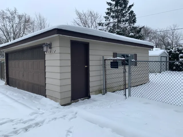 a backyard of a house