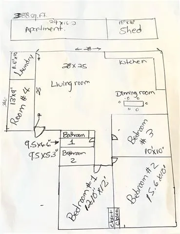 $2,400 | 6801 Glenn Street, Metairie, LA 70003