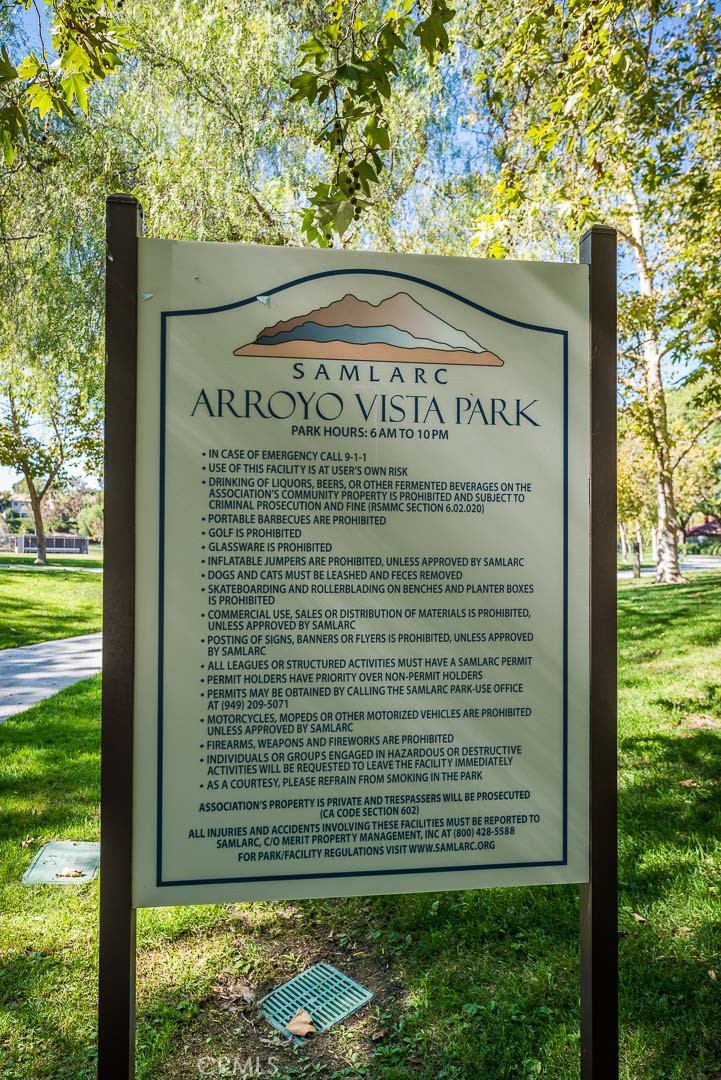 68 Abrigo Rancho Santa Margarita, CA 92688 - Photo 53 of 70 a sign on the side of a building