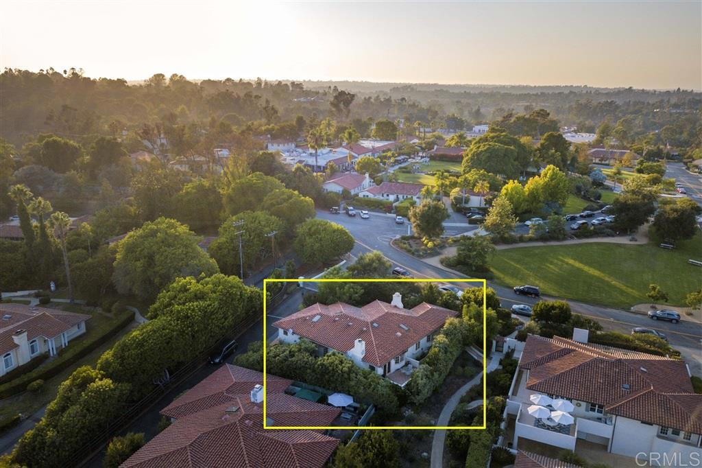 6019 La Flecha Rancho Santa Fe, CA 92067 - Photo 4 of 25 an aerial view of house with yard