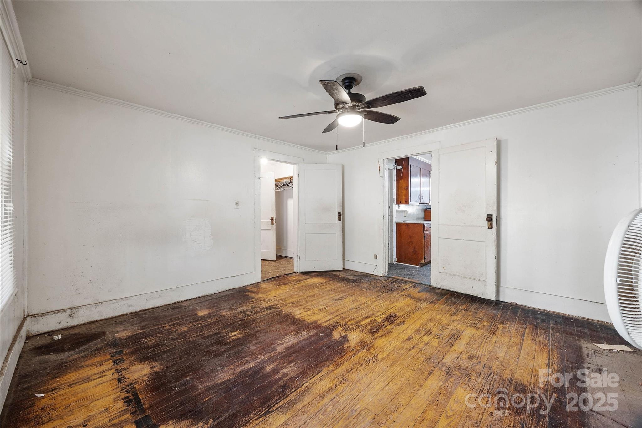 2012 State Road 30 Chester, SC 29706 - Photo 16 of 35 a view of empty room with wooden floor and ceiling fan