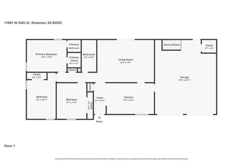 $344,000 | 11801 West 54th Street, Shawnee, KS 66203