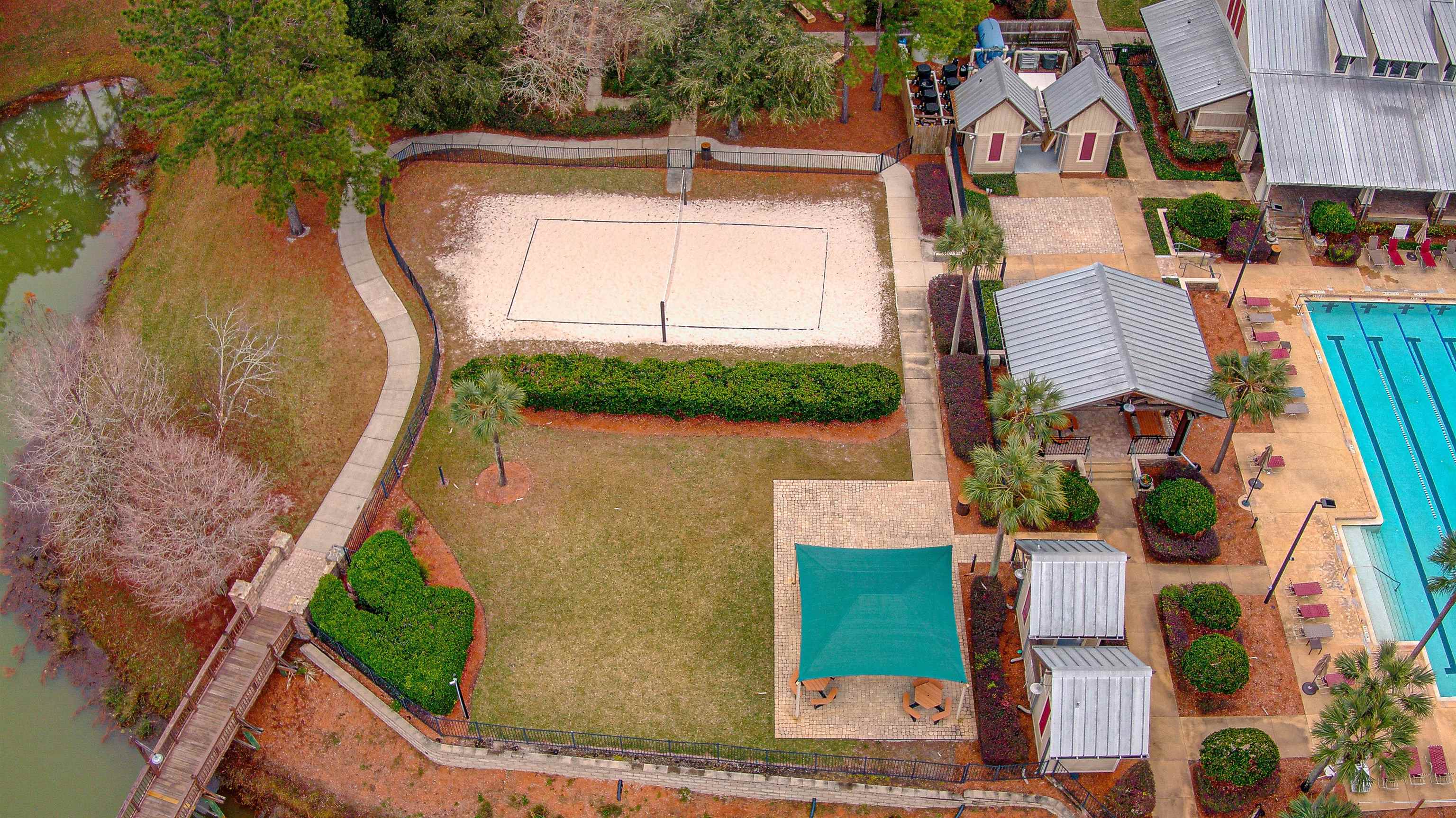 939 Silver Spring Court St. Augustine, FL 32092 - Photo 73 of 79 an aerial view of a house with a yard and lake view