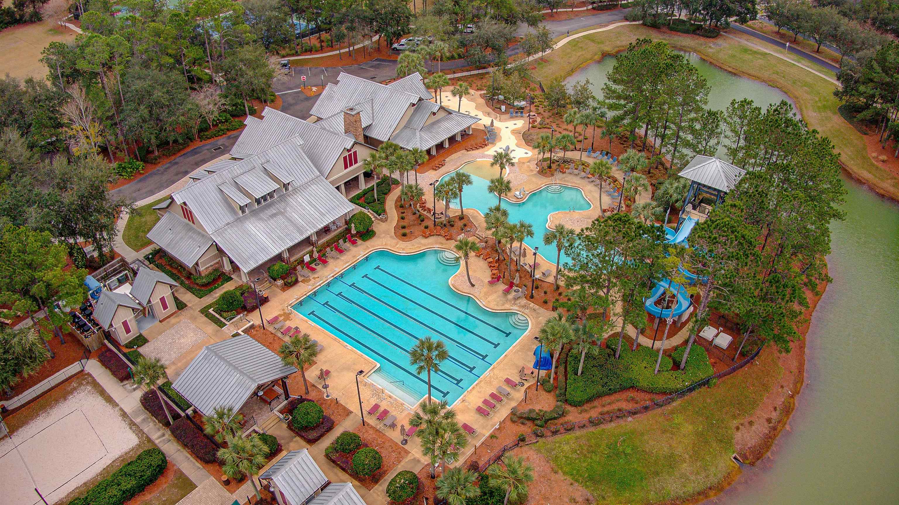 939 Silver Spring Court St. Augustine, FL 32092 - Photo 74 of 79 an aerial view of a house with a yard